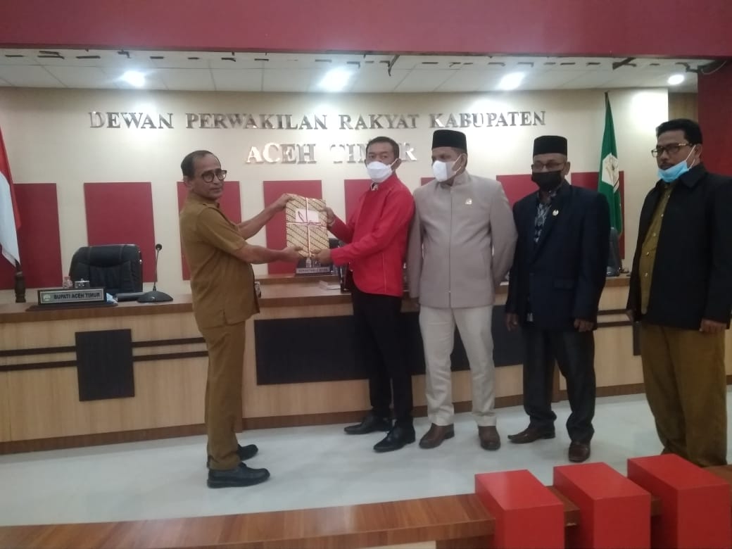 Sekda Aceh Timur Sampaikan RAPBK 2022